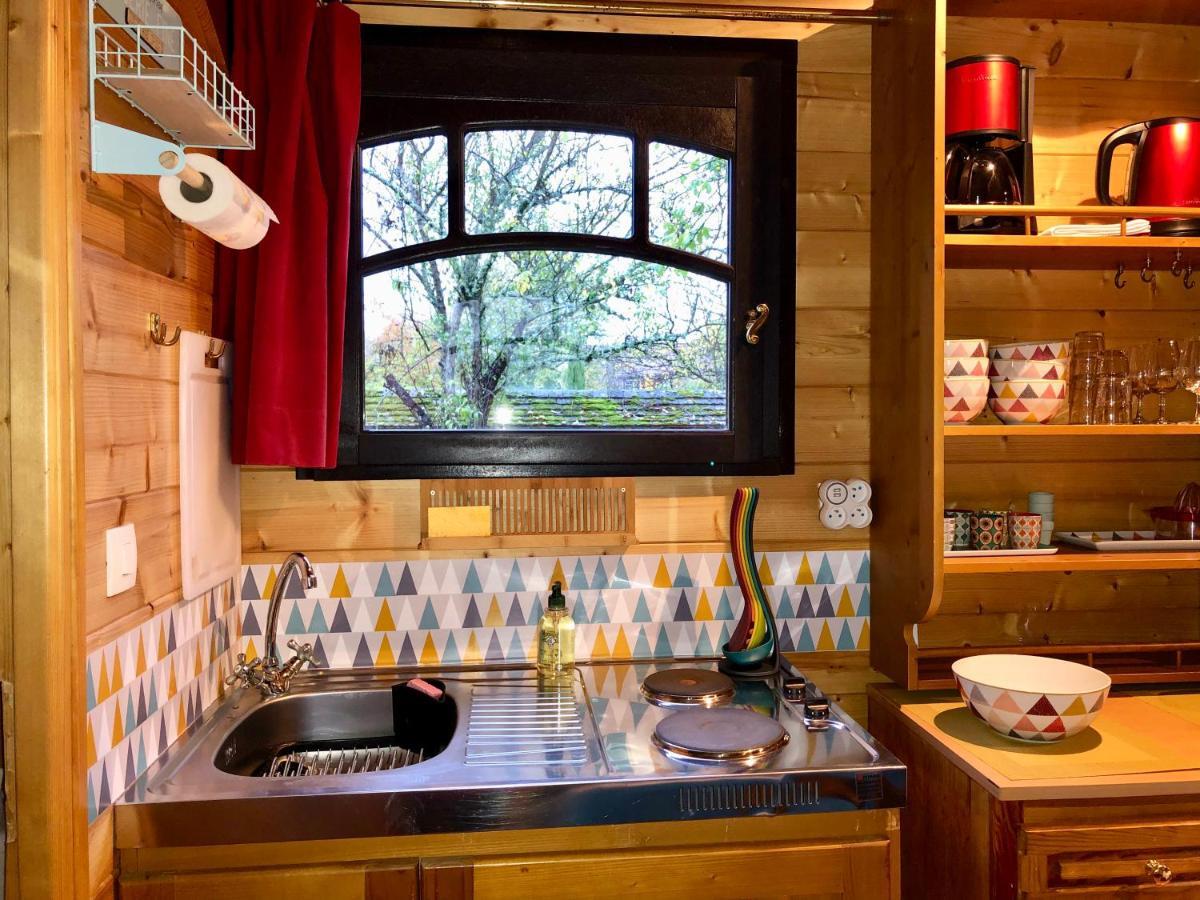 Millygite Roulotte - 4 Seasons Chalet-On-Wheels Exterior foto